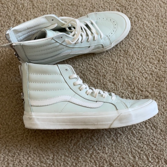 Vans | Shoes | Light Green Vans | Poshmark